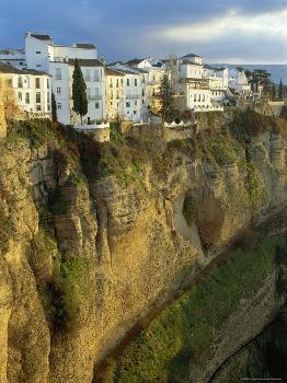 Houses Perched on Cliffs, Ronda, Andalucia, Spain' Photographic Print - Rob  Cousins | AllPosters.com
