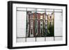 Houses Reflected in Window-Felipe Rodríguez-Framed Photographic Print