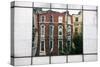 Houses Reflected in Window-Felipe Rodríguez-Stretched Canvas