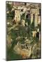 Houses, Sorano, Tuscany, Italy-Bruno Morandi-Mounted Photographic Print