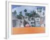 Houses under the Cliff, Santa Monica, USA, 2002-Peter Wilson-Framed Giclee Print