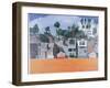 Houses under the Cliff, Santa Monica, USA, 2002-Peter Wilson-Framed Giclee Print