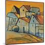 Houses V-Victor Moreno-Mounted Art Print