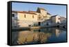 Houses, Vrboska, Hvar Island, Croatia-Guido Cozzi-Framed Stretched Canvas