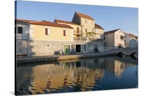 Houses, Vrboska, Hvar Island, Croatia-Guido Cozzi-Stretched Canvas