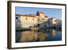 Houses, Vrboska, Hvar Island, Croatia-Guido Cozzi-Framed Photographic Print