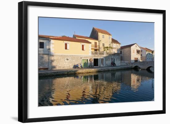 Houses, Vrboska, Hvar Island, Croatia-Guido Cozzi-Framed Photographic Print