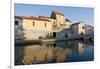 Houses, Vrboska, Hvar Island, Croatia-Guido Cozzi-Framed Photographic Print