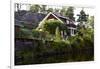 Houses with Lennartsfors in the Dalsland Canal, on Lelång Lake, Dalsland, Värmlands län, Sweden-Andrea Lang-Framed Photographic Print