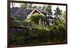 Houses with Lennartsfors in the Dalsland Canal, on Lelång Lake, Dalsland, Värmlands län, Sweden-Andrea Lang-Framed Photographic Print