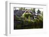 Houses with Lennartsfors in the Dalsland Canal, on Lelång Lake, Dalsland, Värmlands län, Sweden-Andrea Lang-Framed Photographic Print