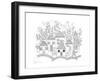 Houses-Neeti Goswami-Framed Art Print