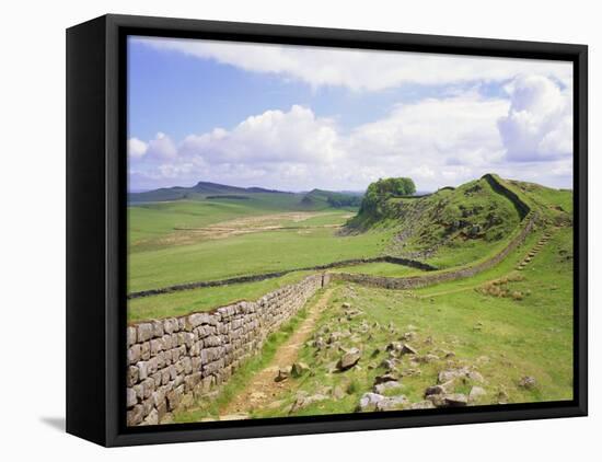 Housesteads, Hadrian's Wall, Northumberland, England, UK-Roy Rainford-Framed Stretched Canvas