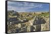 Housesteads Roman Fort from the South Gate, Hadrians Wall, Unesco World Heritage Site, England-James Emmerson-Framed Stretched Canvas