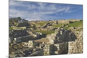 Housesteads Roman Fort from the South Gate, Hadrians Wall, Unesco World Heritage Site, England-James Emmerson-Mounted Photographic Print