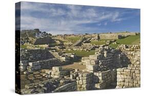 Housesteads Roman Fort from the South Gate, Hadrians Wall, Unesco World Heritage Site, England-James Emmerson-Stretched Canvas