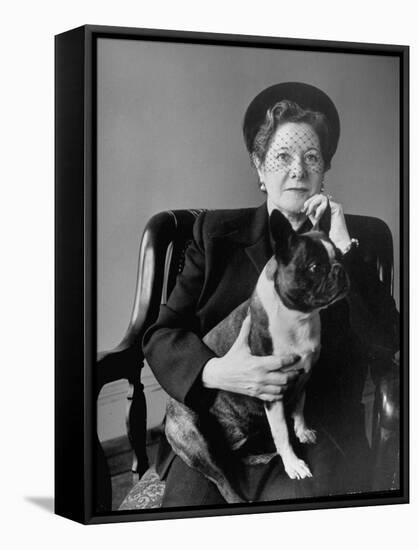 Housewife Bessie Bril, Member of the Brooklyn Grand Jury-Lisa Larsen-Framed Stretched Canvas