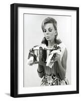 Housewife Cooking-null-Framed Photographic Print