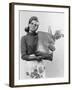 Housewife with Shopping-null-Framed Photographic Print