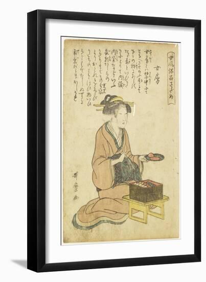 Housewife-Kitagawa Utamaro-Framed Giclee Print