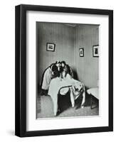 Housewifery, Barnsbury Park School, Islington, London, 1908-null-Framed Premium Photographic Print