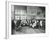 Housewifery Lesson, Childeric Road School, Deptford, London, 1908-null-Framed Photographic Print