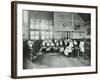 Housewifery Lesson, Childeric Road School, Deptford, London, 1908-null-Framed Photographic Print