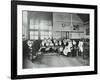 Housewifery Lesson, Childeric Road School, Deptford, London, 1908-null-Framed Photographic Print