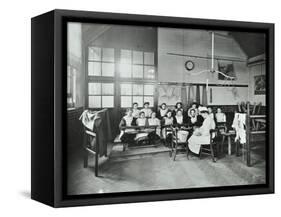 Housewifery Lesson, Childeric Road School, Deptford, London, 1908-null-Framed Stretched Canvas