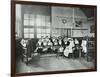 Housewifery Lesson, Childeric Road School, Deptford, London, 1908-null-Framed Photographic Print