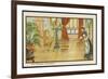 Housework Made Easy, The Automated Electric Polisher-Jean Marc Cote-Framed Art Print