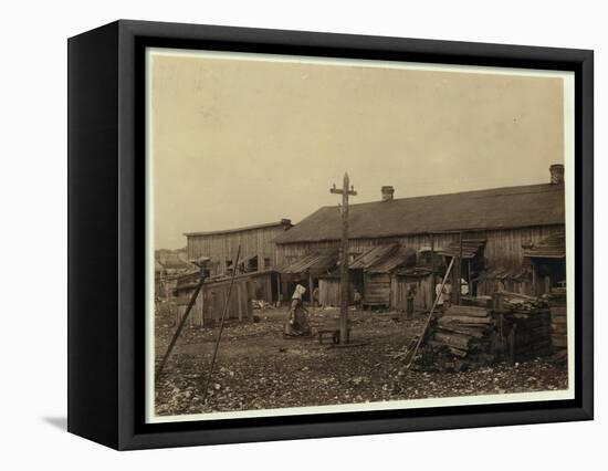 Housing for About 50 Employees of Maggioni Canning Co.-Lewis Wickes Hine-Framed Stretched Canvas