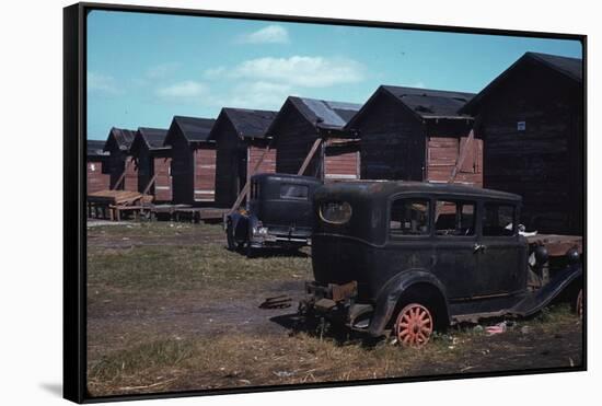 Housing for Migrant Workers and Sharecroppers-Marion Post Wolcott-Framed Stretched Canvas