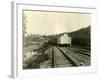 Housing For Railroad Workers, Lake Crescent, 1919-Asahel Curtis-Framed Giclee Print