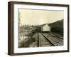 Housing For Railroad Workers, Lake Crescent, 1919-Asahel Curtis-Framed Giclee Print