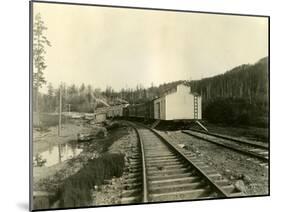 Housing For Railroad Workers, Lake Crescent, 1919-Asahel Curtis-Mounted Giclee Print