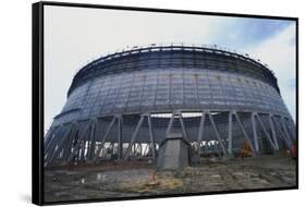 Housing for Reactors at Nuclear Power Plant-null-Framed Stretched Canvas