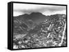 Housing on Hillsides of Honolulu-null-Framed Stretched Canvas