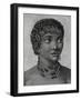 Housouana Woman, Engraving from Travels into Interior of Africa Via Cape of Good Hope-Francois Le Vaillant-Framed Giclee Print