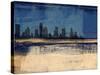 Houston Abstract Skyline I-Emma Moore-Stretched Canvas