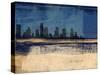 Houston Abstract Skyline I-Emma Moore-Stretched Canvas