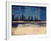 Houston Abstract Skyline I-Emma Moore-Framed Art Print