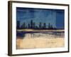 Houston Abstract Skyline I-Emma Moore-Framed Art Print