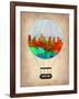 Houston Air Balloon-NaxArt-Framed Art Print