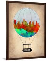 Houston Air Balloon-NaxArt-Framed Art Print
