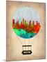 Houston Air Balloon-NaxArt-Mounted Art Print