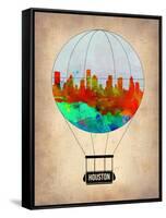 Houston Air Balloon-NaxArt-Framed Stretched Canvas