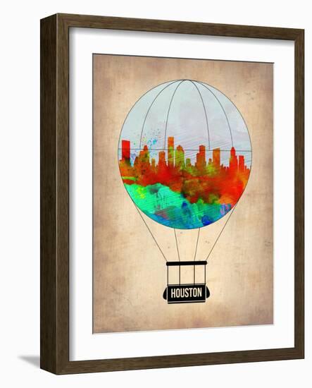 Houston Air Balloon-NaxArt-Framed Art Print