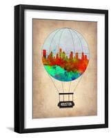 Houston Air Balloon-NaxArt-Framed Art Print