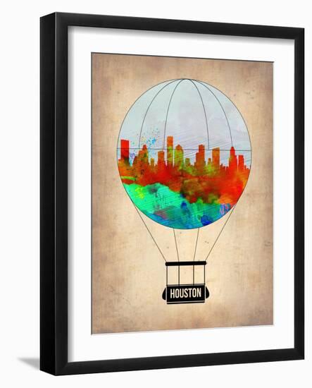 Houston Air Balloon-NaxArt-Framed Art Print